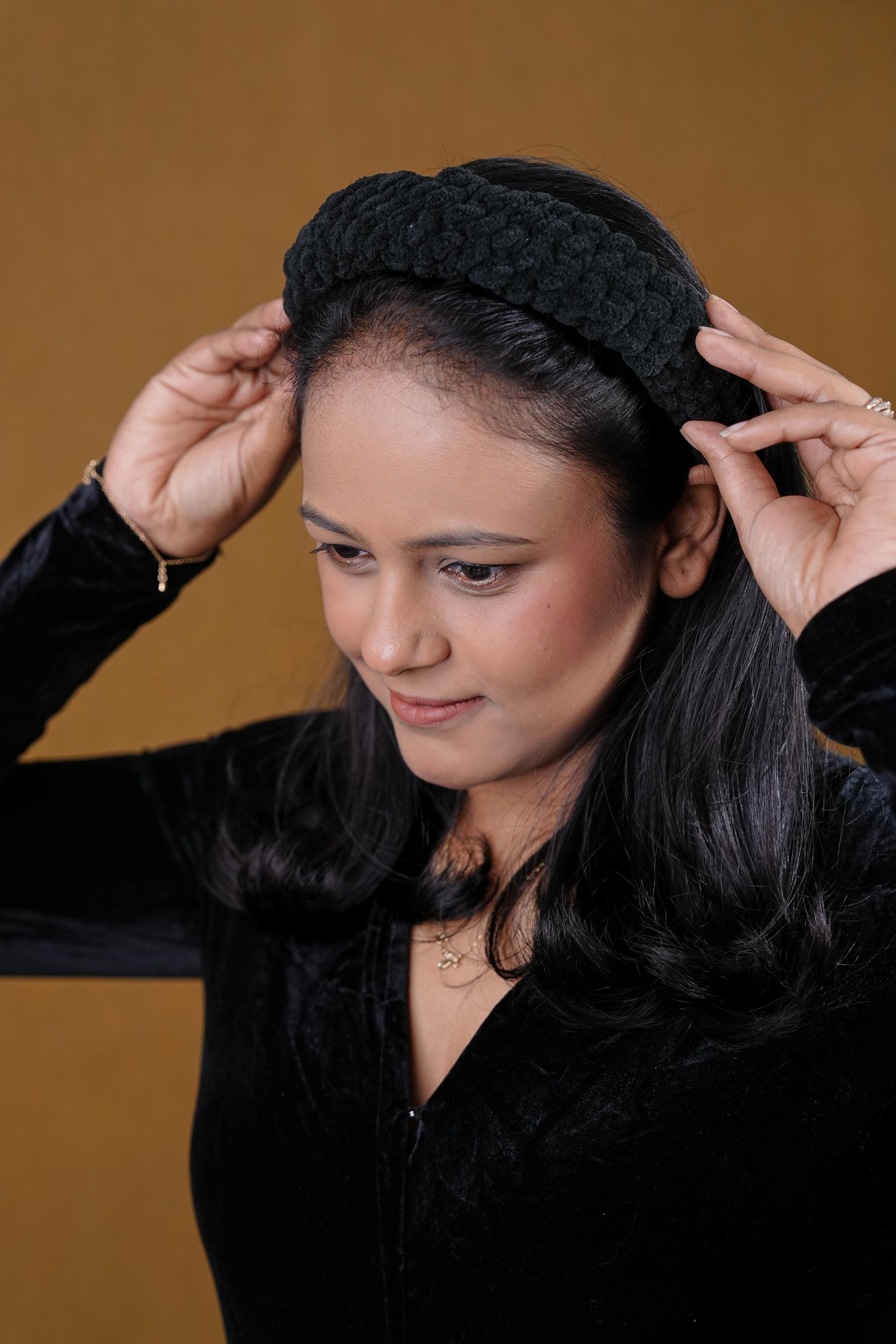 Velvet Hair band BLACK