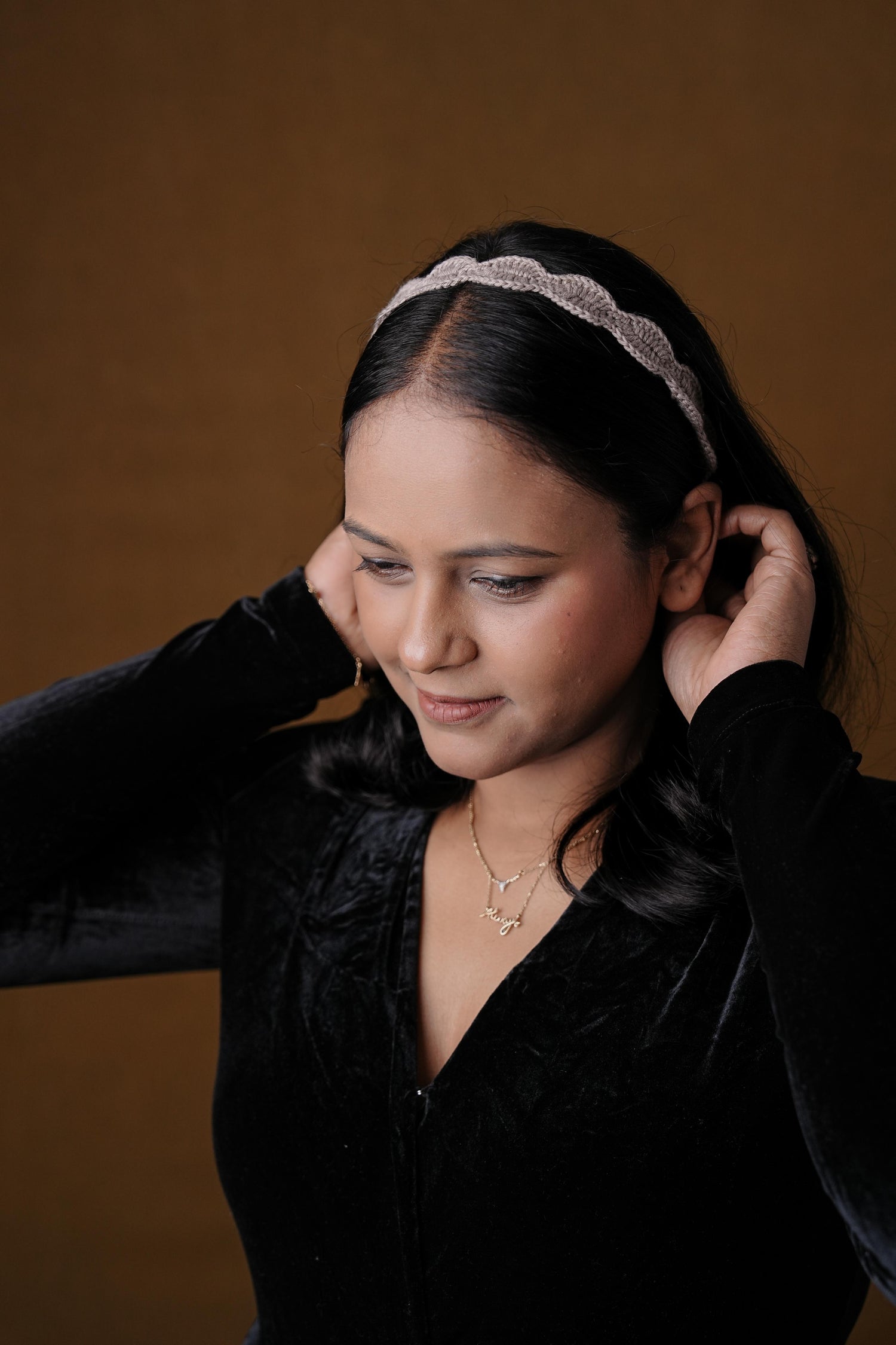 Eyehole Head band GREY