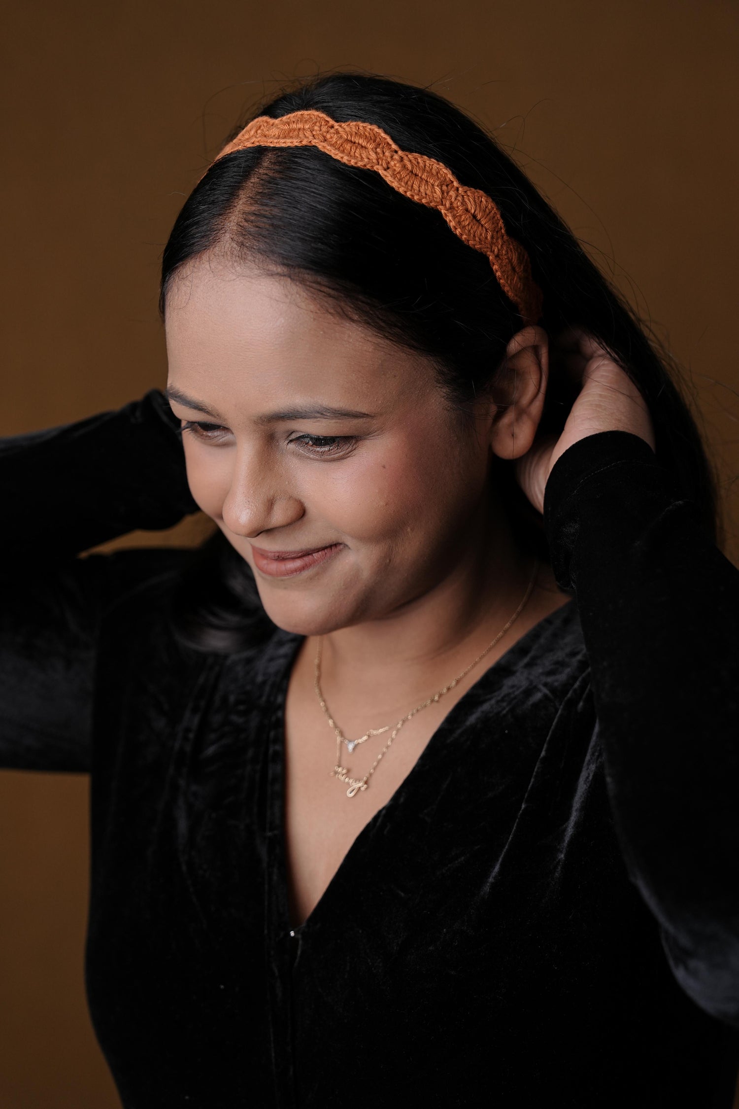Eyehole Head band TOFFEE