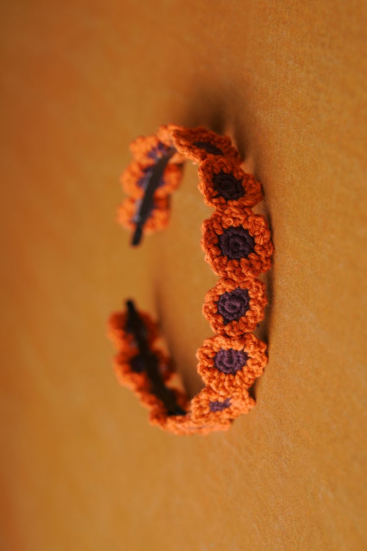 Floral Hairband Toffee
